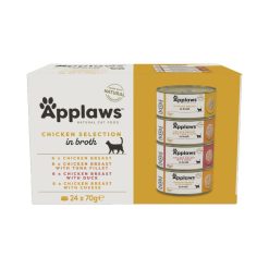 Applaws Natural Wet Cat Food Chicken Selection Multipack in Broth 24pk - 70g