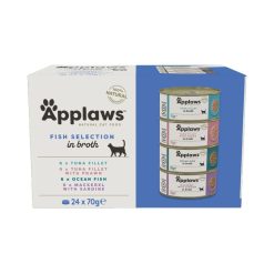 Applaws Natural Wet Cat Food Fish Selection Multipack in Broth 24pk - 70g