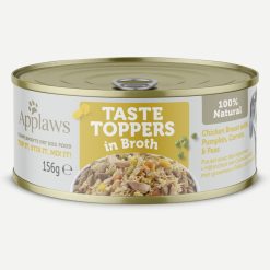 Applaws Taste Toppers Wet Dog Food Chicken With Vegetables in Broth Tin - 156g, case of 12