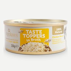 Applaws Taste Toppers Wet Dog Food Chicken in Broth Tin - 156g, case of 12