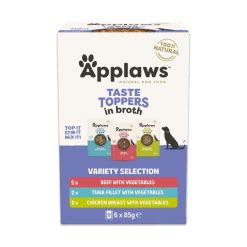 Applaws Taste Toppers Wet Dog Food Variety Selection in Broth 6pk - 85g