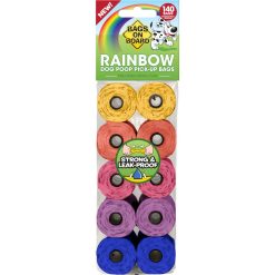 Bags On Board Waste Pick Up Bags Rainbow - 140s