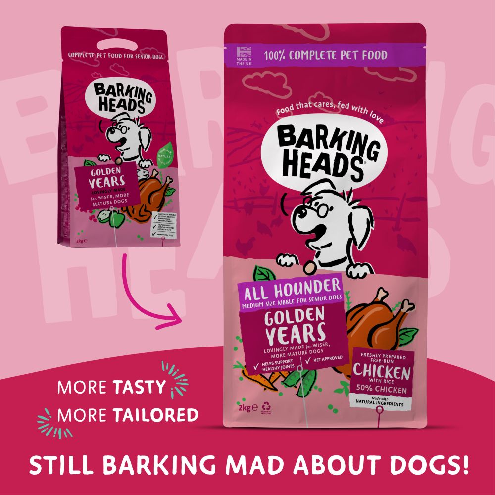 Barking Heads All Hound Golden Years Chicken - 2kg