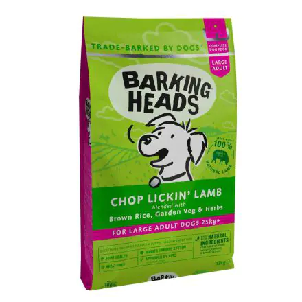 Barking Heads Large Breed Chop Lickin' Lamb (Formally Big Foot Bad Hair Day) - 12kg
