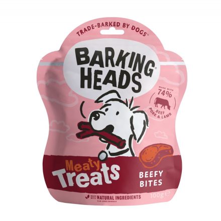 Barking Heads Meaty Treats Beefy Bites - 100g