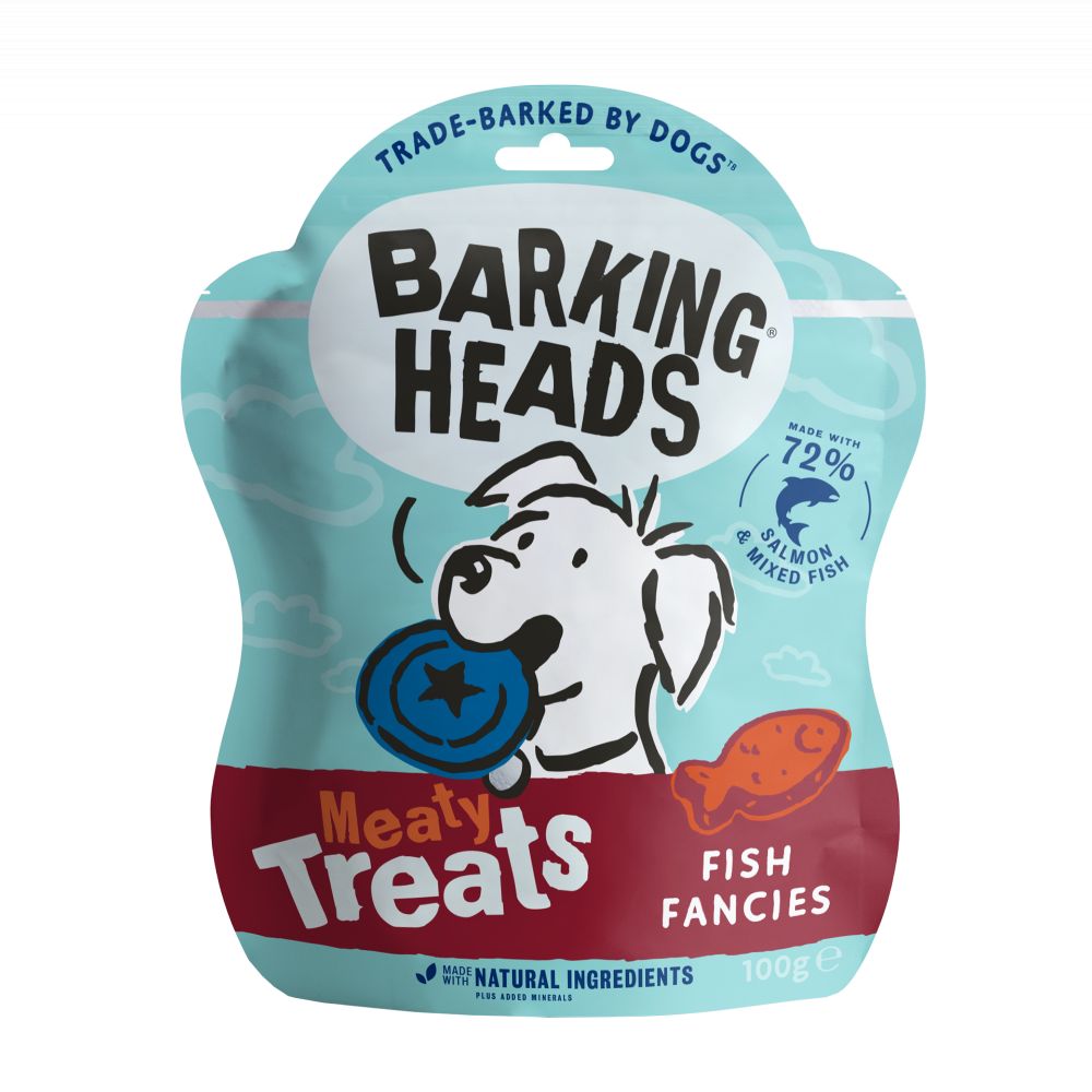 Barking Heads Meaty Treats Fish Fancies - 100g