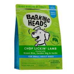 Barking Heads Small Breed Chop Lickin' Lamb (Formally Tiny Paws Bad Hair Day) Various Sizes
