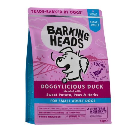 Barking Heads Small Breed Doggylicious Duck (Formally Tiny Paws Quackers) Various Sizes