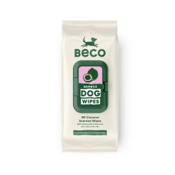 Beco Bamboo Scented Dog Wipes - 80s