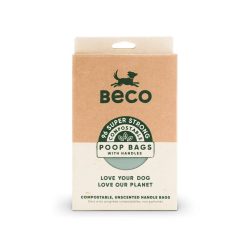 Beco Compostable Poop Bags with Handles Unscented - 96s