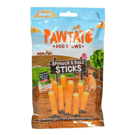 Benevo Pawtato Sticks - Spinach & Kale - 120g