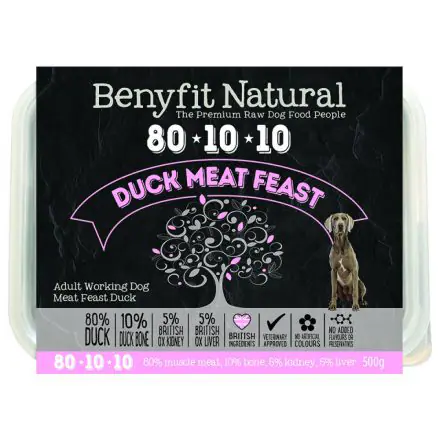 Benyfit Natural 80.10.10 Duck Meat Feast - 500g