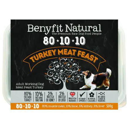 Benyfit Natural 80.10.10 Turkey Meat Feast Various Sizes