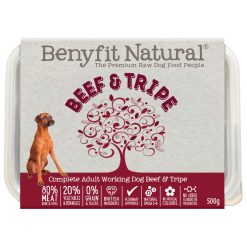 Benyfit Natural Beef & Tripe Various Sizes