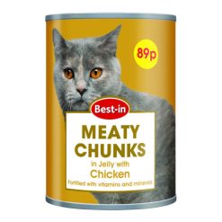 Bestin Cat Chicken in Jelly pm89p - 400g, case of 12