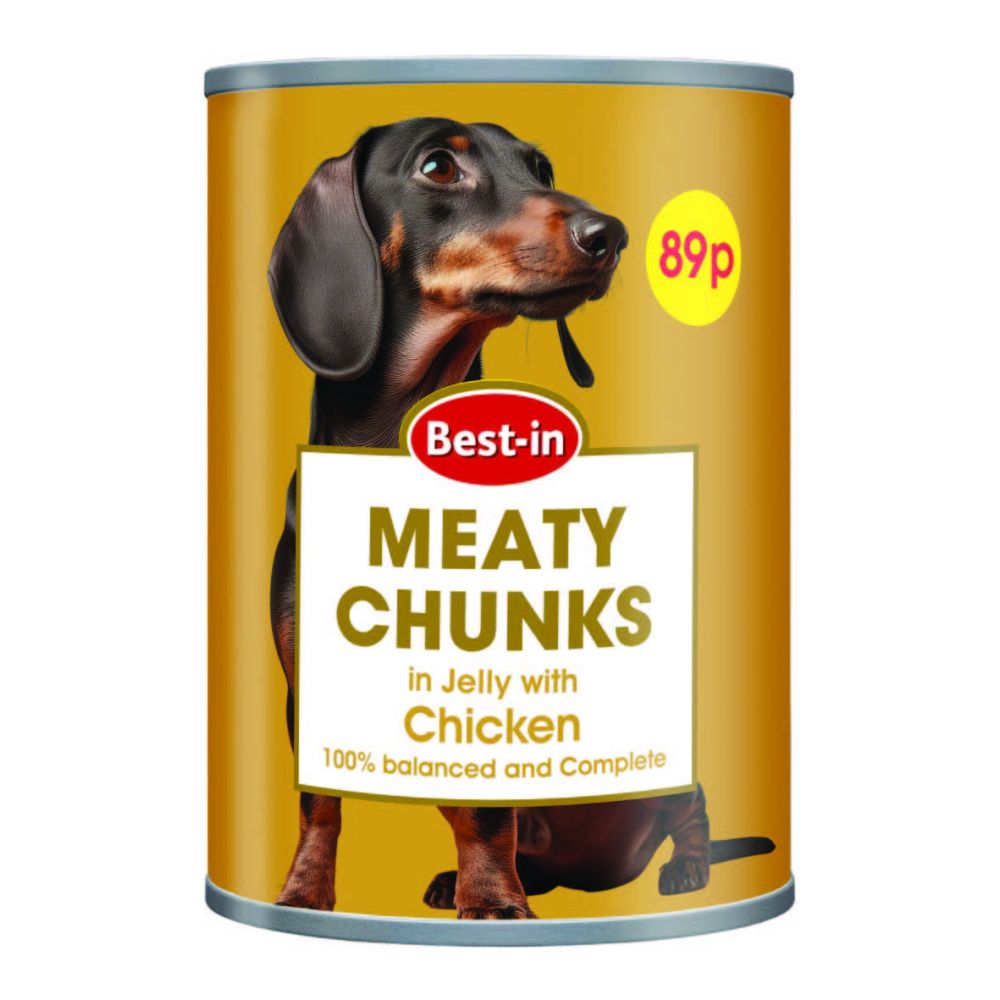 Bestin Dog Food Chicken in Jelly pm89p - 400g, case of 12