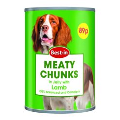 Bestin Dog Food Lamb in Jelly pm89p - 400g, case of 12