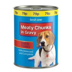 Bestone Dog Food Beef 79p - 400g, case of 12