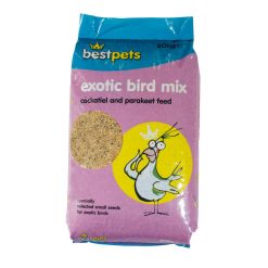 Bestpets Cockatiel & Parakeet Exotic Bird Mix - 20kg