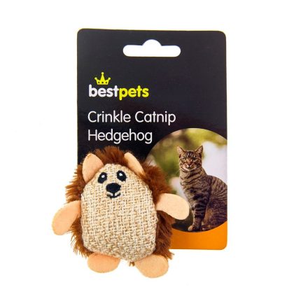 Bestpets Crinkle Catnip Hedgehog