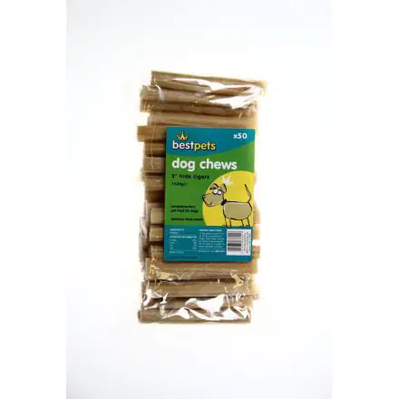 Bestpets Hide Cigars 5" - 50pcs, case of 50