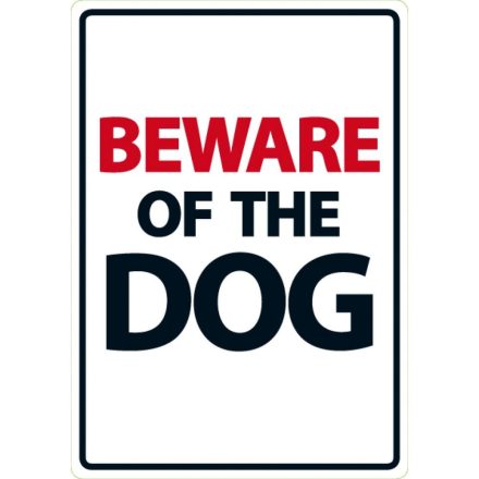Beware Of The Dog - a5-14.8x21cm