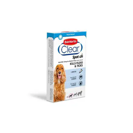 Bob Martin FleaClear Spot On for Medium Dog - 1 treatment