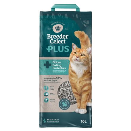 Breeder Celect PLUS Paper Probiotic Litter - 10 litres