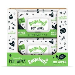 Bugalugs Bio Degradable Pet Wipes - 110s