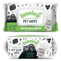 Bugalugs Fragrance Free Glove Wipes - 30s