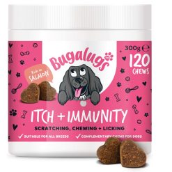 Bugalugs Itch & Imunity Chews Salmon - 120s