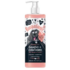 Bugalugs Luxury 2 in 1 Dog Shampoo & Conditioner 500ml - 500ml