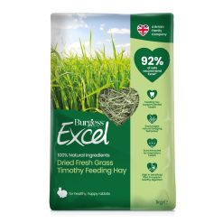 Burgess Excel Feeding Hay 100% Timothy Hay - 1kg