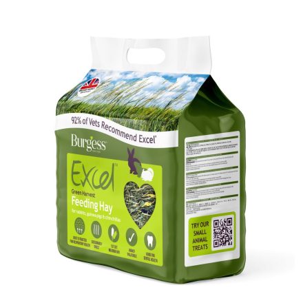 Burgess Excel Green Harvest Hay - 1kg