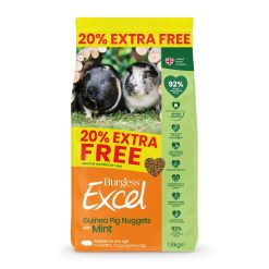 Burgess Excel Guinea Pig Nuggets with Mint - 1.5kg+20%