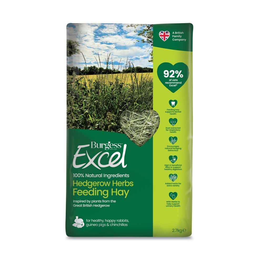 Burgess Excel Hedgerow Herbs Feeding Hay - 2.7kg