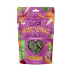 Burgess Excel Nature Snacks Veg Patch Bites - 60g