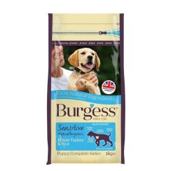 Burgess Sensitive Puppy Turkey & Rice - 2kg