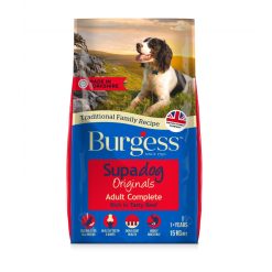 Burgess Supadog Adult Dog Beef - 15kg