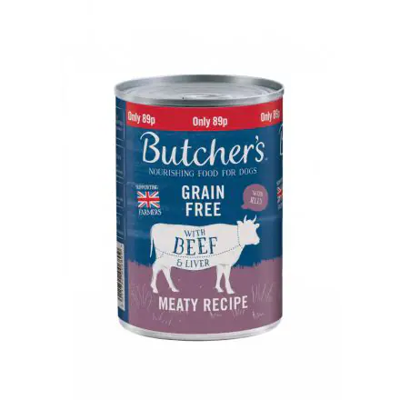 Butchers Beef & Liver 89p PMP - 400g, case of 12