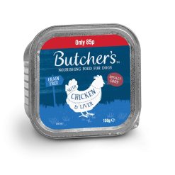 Butchers Chicken & Liver 85p - 150g, case of 11