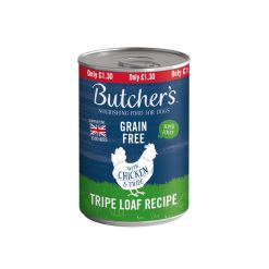 Butcher's Chicken & Tripe PM£1.30 - 400g, case of 12