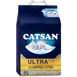 CATSAN Ultra Clumping Odour Control Cat Litter - 5 litres
