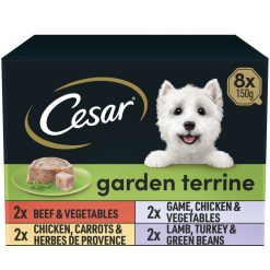 CESAR Garden Terrine Mixed Selection in Loaf 8x150g - 150g