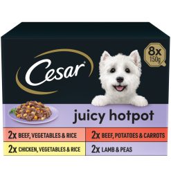 CESAR Juicy Hotpot Mixed Selection 8x150g - 150g