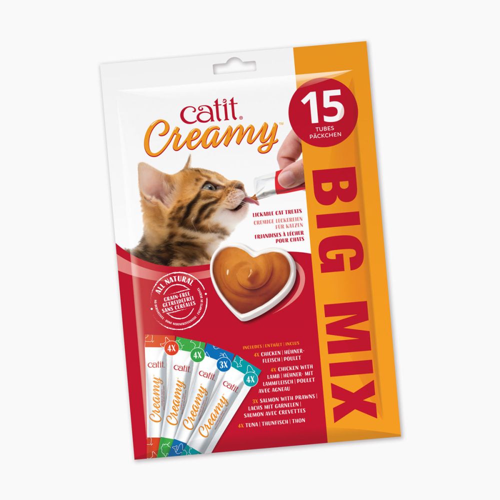 Catit Creamy Treats Variety 15 pack - 10g
