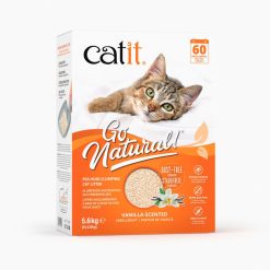 Catit Go Natural Pea Husk Clumping Litter Vanilla - 5.6kg