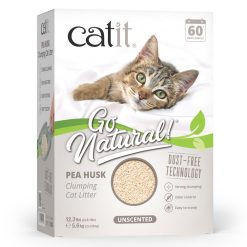 Catit Pea Husk Unscented Clumping Cat Litter - 5.6kg
