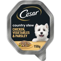 Cesar Country Stew Wet Dog Food with Chicken & Vegetable in Gravy 150g - 150g, case of 14