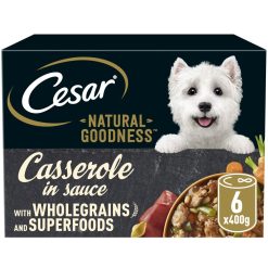 Cesar Natural Goodness Tins Mixed Selection Superfoods 6x400g - 400g, case of 4